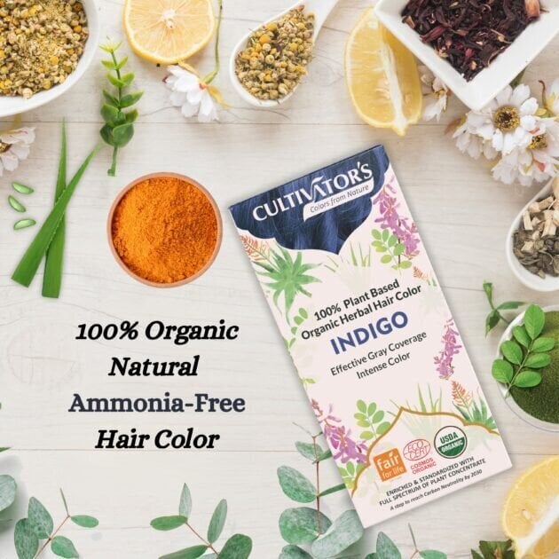 Taimne juuksevärv Indigo, Cultivator's, 100 g цена и информация | Juuksevärvid | kaup24.ee