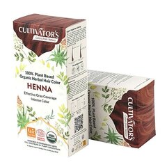 Taimne punane juuksevärv Henna, Cultivator's, 100 g hind ja info | Juuksevärvid | kaup24.ee