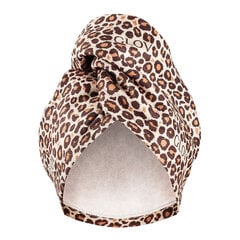 Glov Juukselina Super-imav turban-rätik Leopard hind ja info | Juuste aksessuaarid | kaup24.ee