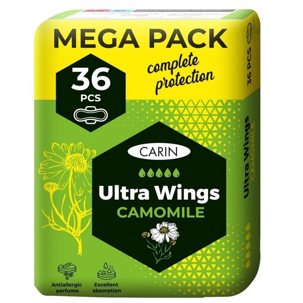 Carin Kummeli Ultra Wings - 36 tk AnaAdv või Podpaski hind ja info | Tampoonid, hügieenisidemed, menstruaalanumad | kaup24.ee