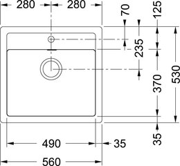 Köögivalamu Tectonite Franke, Sirius SID 610, carbon hind ja info | Franke Sanitaartehnika, remont, küte | kaup24.ee