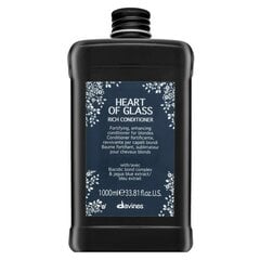 Davines Heart Of Glass Rich Conditioner tugevdav palsam blondidele juustele 1000 ml hind ja info | Juuksepalsamid | kaup24.ee