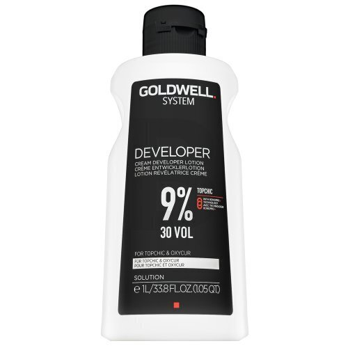 Goldwell System Cream Developer Lotion 9% 30 Vol. arendav emulsioon kõikidele juuksetüüpidele 1000 ml hind ja info | Juuksevärvid | kaup24.ee