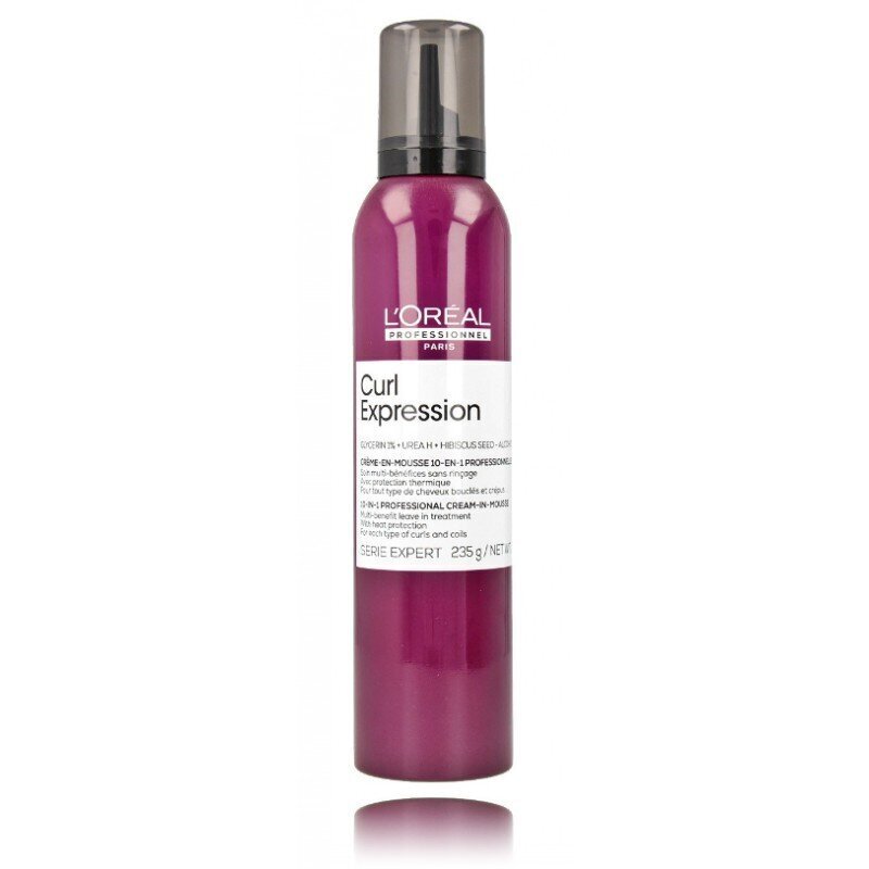 L´Oréal Professionnel Curl expression 10-In-1 Cream-In-Mousse stiilivaht lainelistele ja lokkis juustele 250 ml цена и информация | Viimistlusvahendid juustele | kaup24.ee