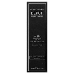 Depot nr 506 Invisible Color poolpüsiv juukse- ja habeme värv Natural Steel 60 ml hind ja info | Juuksevärvid | kaup24.ee