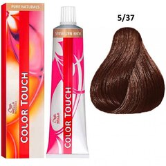 Wella Professionals Color Touch Rich Naturals professionaalne demipermanentne juuksevärv multidimensionaalse efektiga 5|37 60 ml hind ja info | Juuksevärvid | kaup24.ee