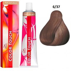 Wella Professionals Color Touch Rich Naturals professionaalne demipermanentne juuksevärv multidimensionaalse efektiga 6|37 60 ml hind ja info | Juuksevärvid | kaup24.ee