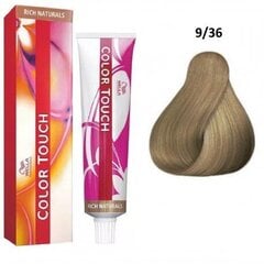 Wella Professionals Color Touch Rich Naturals professionaalne demipermanentne juuksevärv multidimensionaalse efektiga 9|36 60 ml hind ja info | Juuksevärvid | kaup24.ee