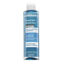 Vichy Dercos Mineral Soft & Fortifying Shampoo mineraalne šampoon igapäevaseks kasutamiseks 200 ml hind ja info | Šampoonid | kaup24.ee