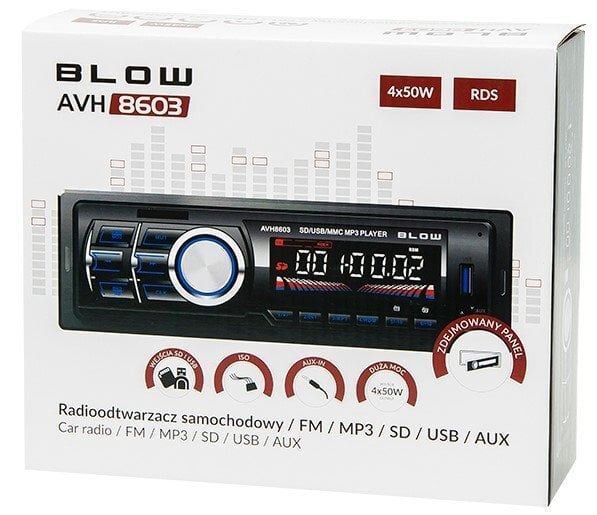 Autoraadio Blow AVH-8603 цена и информация | Autoraadiod, multimeedia | kaup24.ee