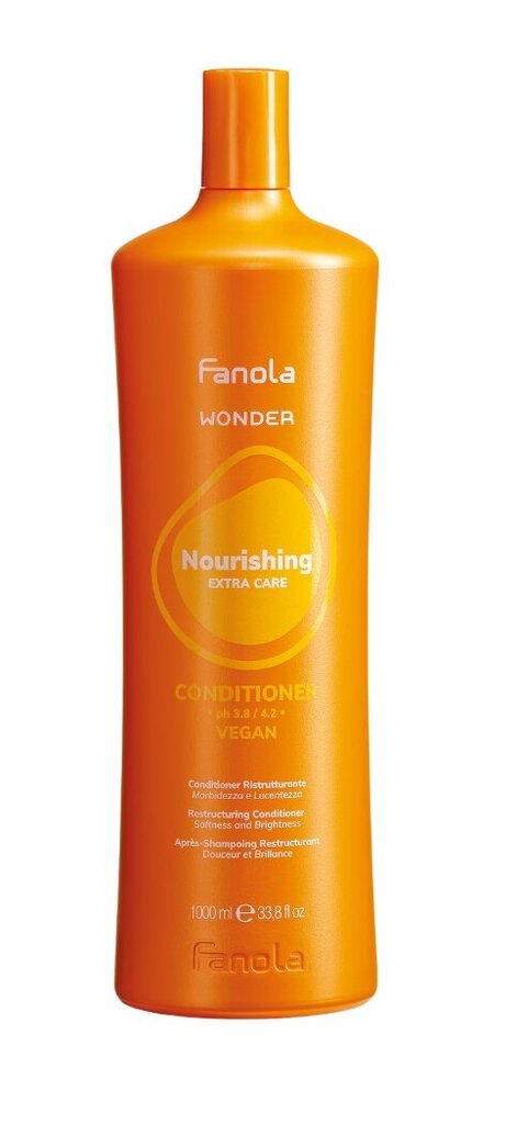 Fanola Wonder Nourishing Extra Care Conditioner toitev palsam pehmuse ja sära tagamiseks 1000 ml цена и информация | Juuksepalsamid | kaup24.ee