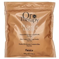 Fanola Oro Therapy 24k De-Color Keratin Highlighting Powder для осветления волос 500 г цена и информация | Краска для волос | kaup24.ee