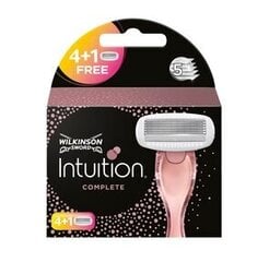 Универсальные лезвия Wilkinson Intuition Complete для бритья, набор из 5 штук цена и информация | Косметика и средства для бритья | kaup24.ee