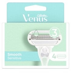 Бритвенный картридж Gillette Venus Smooth - набор из 4 шт. цена и информация | Косметика и средства для бритья | kaup24.ee