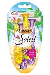 Бренд Bic, Набор Одноразовых Машинок для Бритья Miss Soleil, 4 Штуки цена и информация | Косметика и средства для бритья | kaup24.ee