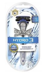 Raseerija Wilkinson Sword Hydro 3 meestele, 1 tk hind ja info | Raseerimisvahendid | kaup24.ee