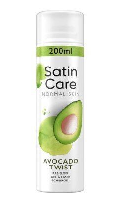 Raseerimisgeel naistele Gillette Venus Satin Care Avocado Twist, 200 ml hind ja info | Raseerimisvahendid | kaup24.ee