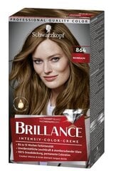 (DE) Schwarzkopf, Brillance. Kreemvärv, Suitsuvärvi Pruun 864, 1 tk (ALATES SAKSAMAAST) hind ja info | Juuksevärvid | kaup24.ee