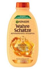 Garnier Tõelised aarded Honey Treasures Šampoon, Šampoon juustele taruvaiguga ja mesilaspiimaga, kahjustatud juustele, 250ml (Saksa toode) hind ja info | Šampoonid | kaup24.ee