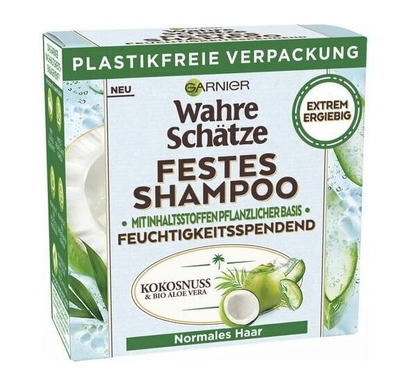 Garnier, Kookos ja orgaaniline aaloe, Šampoon, 60g (Saksa toode) цена и информация | Šampoonid | kaup24.ee