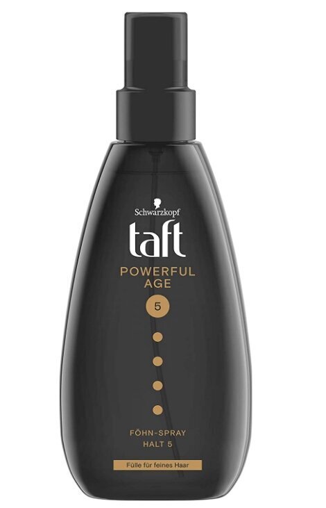 (DE) Taft, Võimas Vanus 5 Juukselakk, 150 ml (Saksa toode) hind ja info | Viimistlusvahendid juustele | kaup24.ee