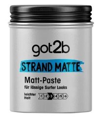 Schwarzkopf, got2b, Matte Pasta, 100ml (Saksa toode) hind ja info | Viimistlusvahendid juustele | kaup24.ee