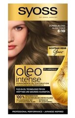 Syoss, Oleo Intense Juuksevärv 6-10 Tumedad Blond (TOODE SAKSAMAALT) hind ja info | Juuksevärvid | kaup24.ee