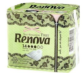 Renova First Liblikatega 14 tk (Saksa toode) hind ja info | Tampoonid, hügieenisidemed, menstruaalanumad | kaup24.ee