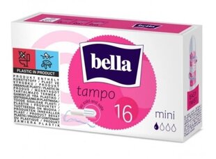 Naiste hügieenitooted: Bella Tampo Premium Comfort Mini Tamponid, 16 tk - Pikatoimeline säilivus! hind ja info | Tampoonid, hügieenisidemed, menstruaalanumad | kaup24.ee