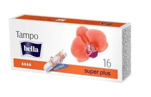 Bella Tampo Preemium Comfort Super Plus Süstikud, 16 tk - Pikene aegumiskuupäev! hind ja info | Tampoonid, hügieenisidemed, menstruaalanumad | kaup24.ee