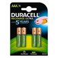 Duracell Rechargeable Accu Stay Charged 800mAh HR03 AAA (LR03), 4 tk цена и информация | Patareid | kaup24.ee