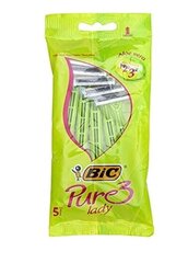 Bic, Naisterase Masin Pure 3, 5 tk hind ja info | Raseerimisvahendid | kaup24.ee