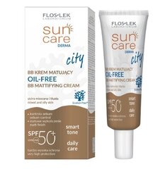 Floslek Päikesekaitse Derma City Matistav BB Kreem SPF 50+, 30 ml цена и информация | Пудры, базы под макияж | kaup24.ee