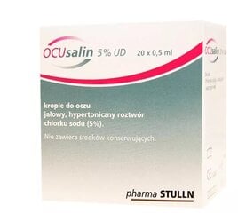 Ocusalin 5% UD, silmatilgad, 5%, 20 minimit, 0,5 ml - Pikk aegumiskuupäev! цена и информация | Шампуни | kaup24.ee