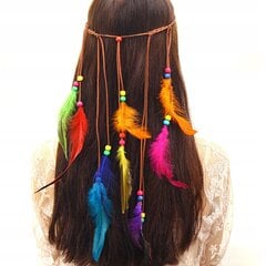 INDIAN HAIR BAND COLOUR plume A13 цена и информация | Аксессуары для волос | kaup24.ee