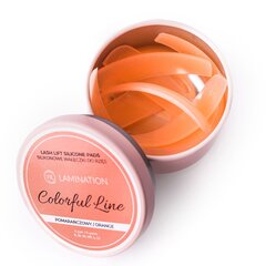 Валики силиконовые Wonder Lashes Colorful Line (6 пар/уп), оранжевые цена и информация | Накладные ресницы, керлеры | kaup24.ee