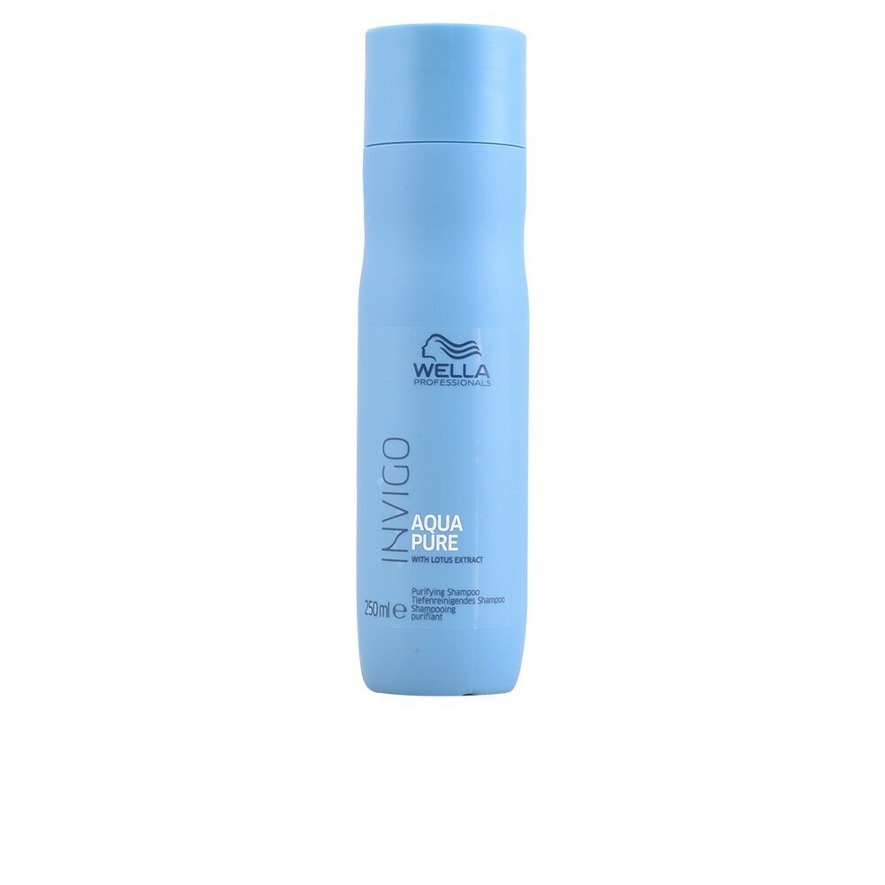 Puhastav šampoon Wella Professionals Invigo Aqua Pure 250 ml hind ja info | Šampoonid | kaup24.ee