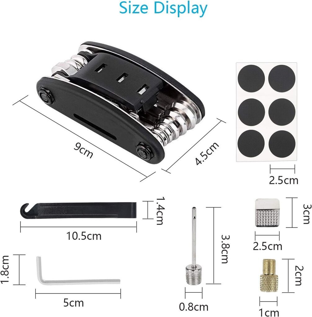 Chala Jalgratta tööriistade komplekt, 20 tk hind ja info | Jalgratta tööriistad, hooldustooted | kaup24.ee