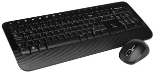 Microsoft M7J-00015 Wireless Desktop 2000 Multimedia, Wireless, Keyboard layout EN, Black, Mouse included, English, 690 g цена и информация | Клавиатуры | kaup24.ee