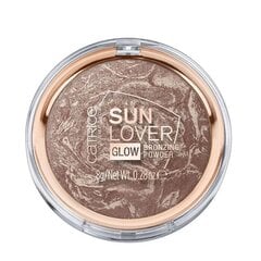 Päikesepuuder Catrice Cosmetics Sun Lover Glow 8 g, 010 Sun Kissed Bronze цена и информация | Бронзеры (бронзаторы), румяна | kaup24.ee