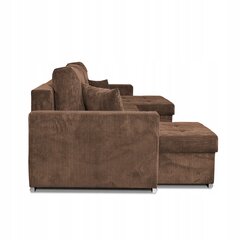 Bonito BIG magamisfunktsiooniga diivanvoodi Family Furniture corduroy brown hind ja info | Voodid | kaup24.ee