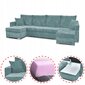 Bonito BIG magamisfunktsiooniga diivanvoodi Family Furniture corduroy roheline hind ja info | Voodid | kaup24.ee