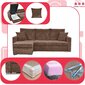 Bonito magamisfunktsiooniga diivanvoodi Family Furniture corduroy brown цена и информация | Voodid | kaup24.ee