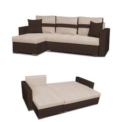 Figo diivanvoodi Family Furniture, valge ja hall цена и информация | Угловые диваны | kaup24.ee