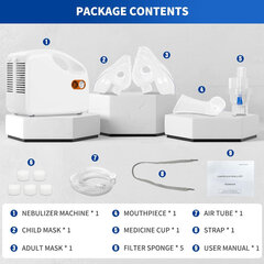 Suur inhalaator Magicso inhale 11 hind ja info | Inhalaatorid | kaup24.ee