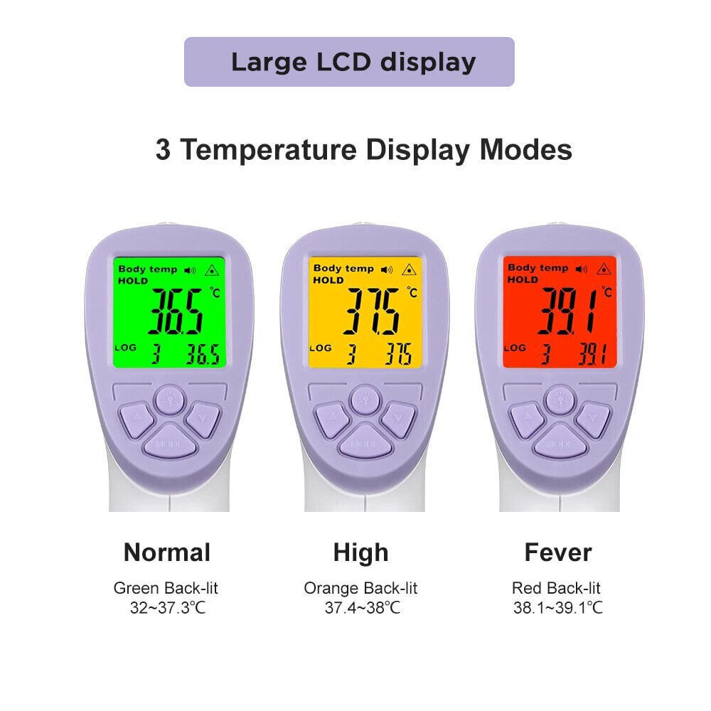 Kontaktivaba infrapunatermomeeter Magicso, lilla цена и информация | Termomeetrid | kaup24.ee
