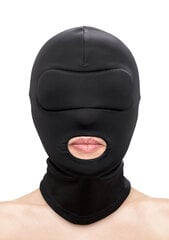 Маска для лица NS Novelties Fetish & Fashion Mouth Hood, черного цвета цена и информация | БДСМ и фетиш | kaup24.ee