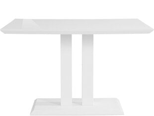 Обеденный стол 120 см белого цвета цена и информация | Кухонные и обеденные столы | kaup24.ee