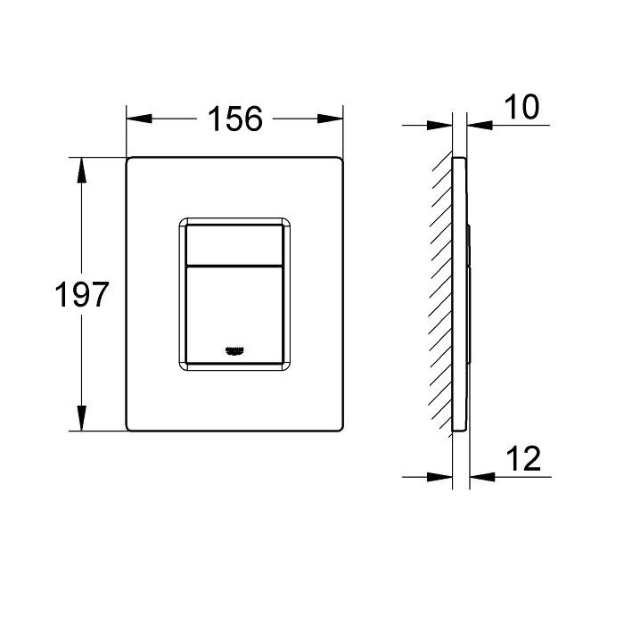 WC komplekt Grohe Bau Ceramic Rimless 39586000: wc poti raam + wc pott + aeglaselt sulguv kaas + nupp hind ja info | WС-potid | kaup24.ee