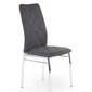 4 tooli komplekt K309, tumehall цена и информация | Söögilaua toolid, köögitoolid | kaup24.ee